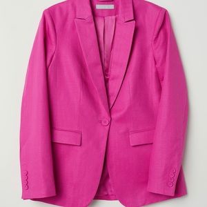 H&M pink suit-worn once (blazer and pants) 💖💖💖